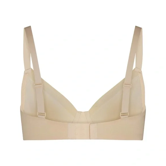 SKIMS No Show Unlined Demi Bra in sand size 36DD - Picture 2 of 6